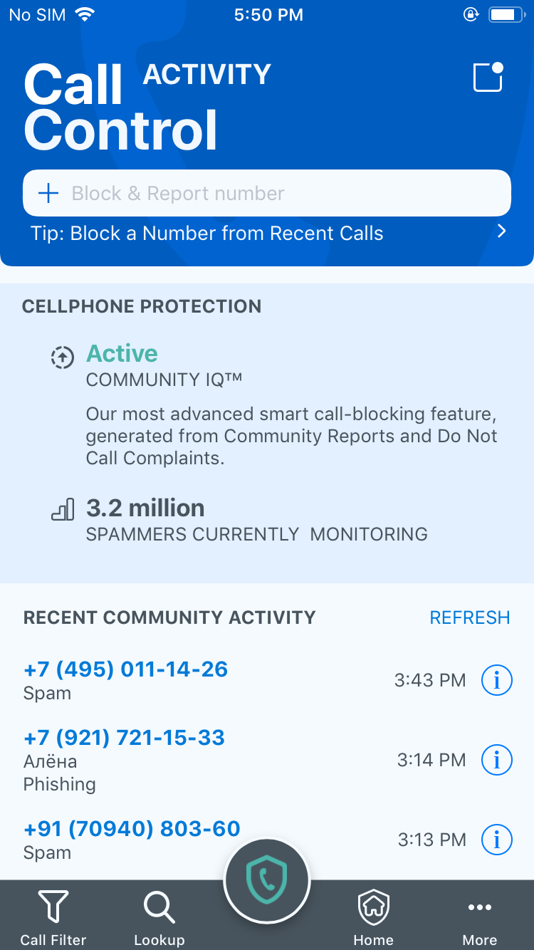how to add call control on iphone