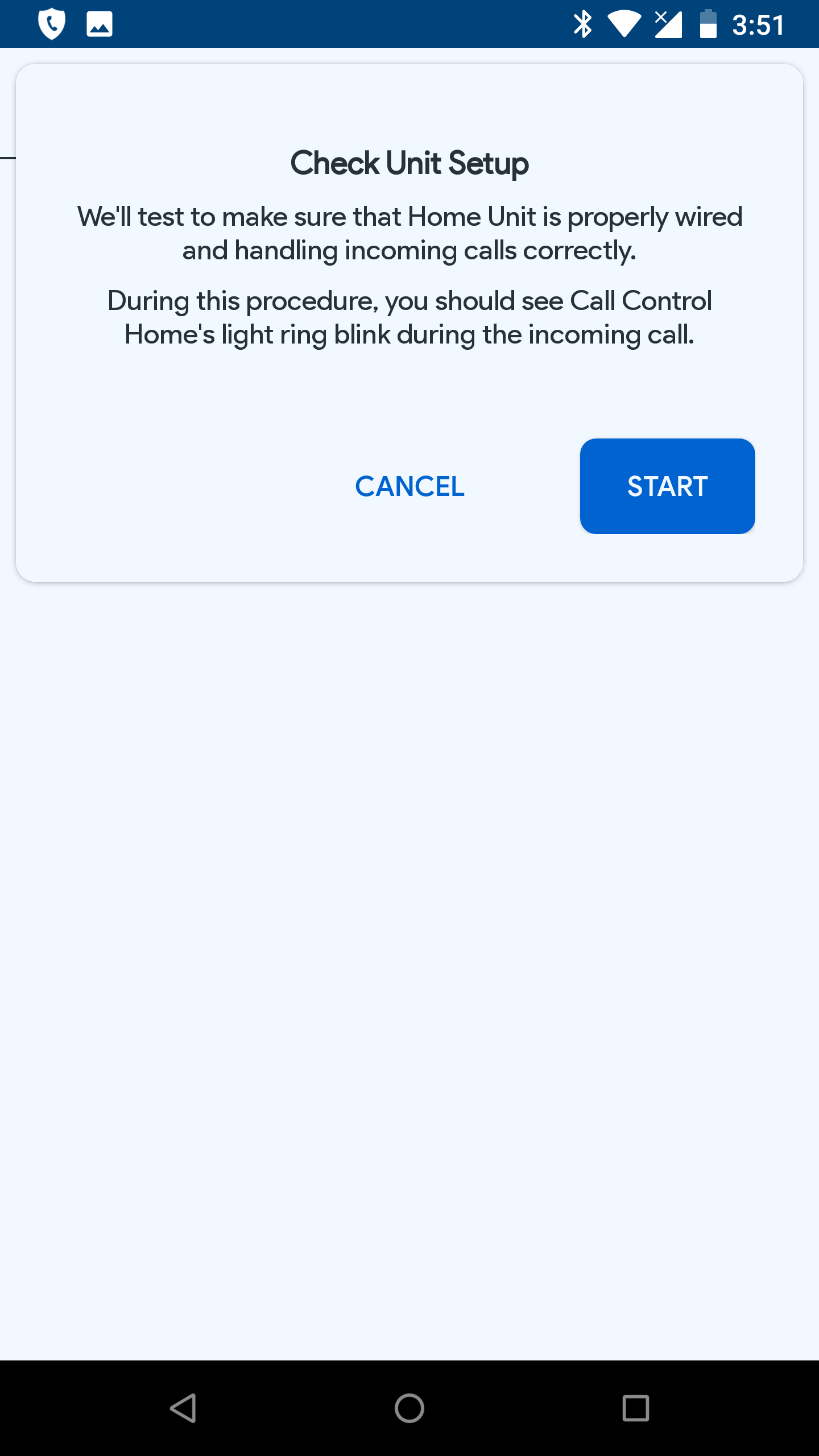 Call Control Home Android - Call Control